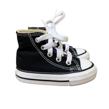 Converse Chuck Taylor All Star High Top Black White Infant Size 3