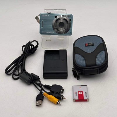 Sony Cyber-Shot DSC-W55 Digital Camera - Blue