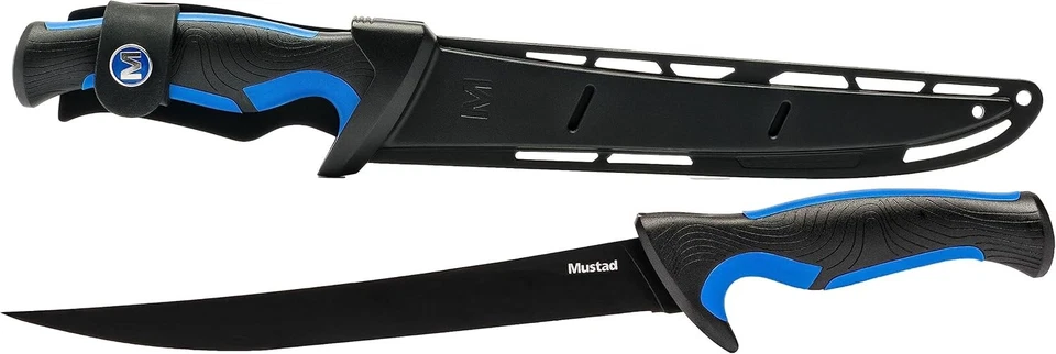 Mustad Filetiermesser Angelmesser ergonomischer strukturierter Griff