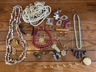 Nice Vintage Costume Jewelry Lot 40’s-90’s Monet Trifari Signed Timex Watch