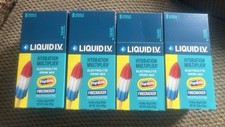 Liquid IV Hydration Multiplier, 32 Serving Stick Packs Popsicle Firecracker 9/27
