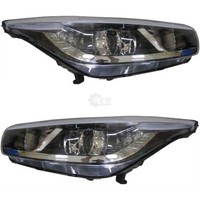 Halogenscheinwerfer Set Mit Motor FüR KIA Cee'd Sportswagon JD H7 H7 PY21W W5W