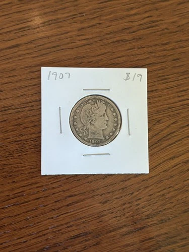 1907 P VG Barber Quarter