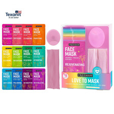 Paquete Variedad Facial Love to Mask: Arcilla Absorbente de Aceite, Carbón Desintoxicante, Clea