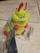 HEIMLICH Bean Bag Disney Store A Bug's Life Caterpillar Plush Vintage 9"