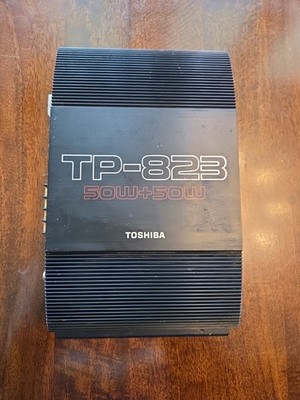 Toshiba TP-823 Car High Fidelity Power Amplifier 50W+50W  Untested 