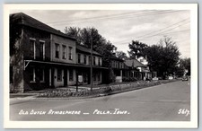 1940s PELLA IOWA DUTCH ATMOSHERE Real PHOTO Postcard RPPC Vintage