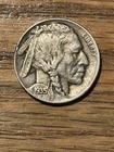 1935 D Full Horn XF Higher Grade Buffalo Nickel -  Better Date US Coin!