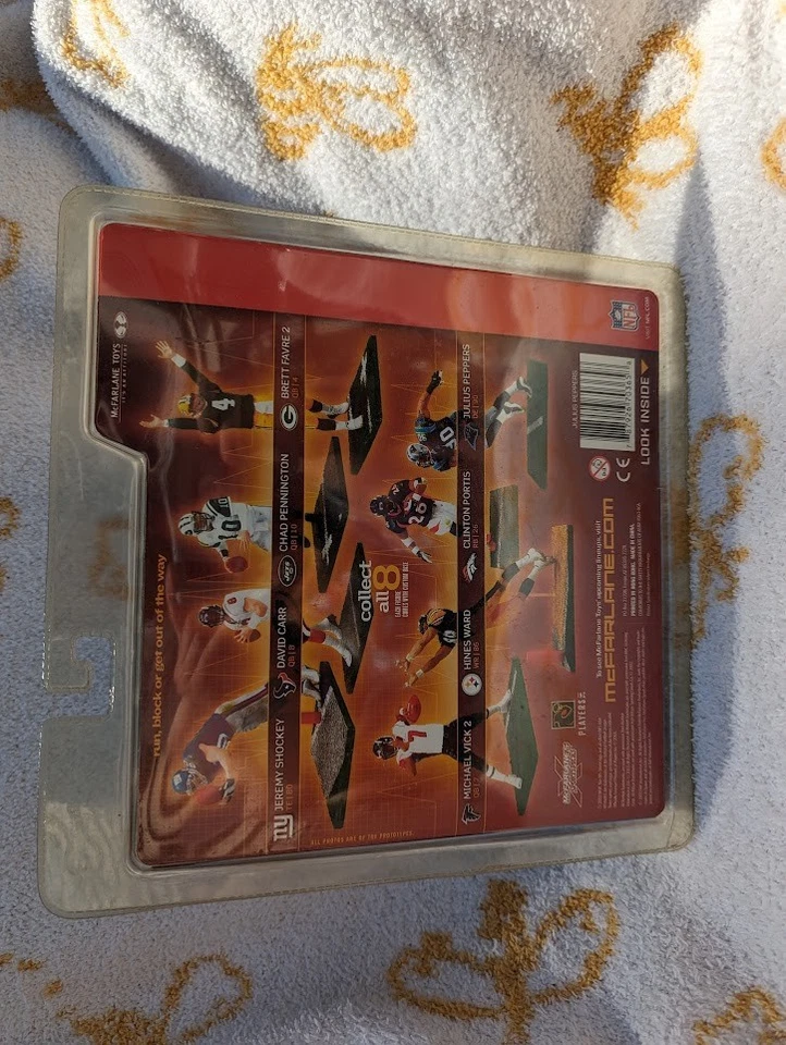 Figura McFarlane NFL Julius Peppers 2003 serie 7 selecciones deportivas Carolina Panthers Foto 2 de 2