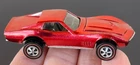 Vintage Hot Wheels Redline 1968 BLAZING RED Custom Corvette US - IMMACULATE GEM!