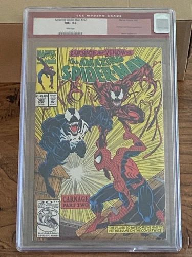 Marvel Comics  Amazing Spider-Man #362 1992 5/92 Carnage Venom CGC 9.6 NM/M+