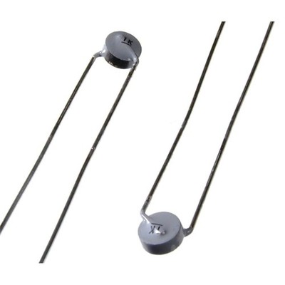 1x NTC-Widerstand  Heißleiter 220 kOhm 10% 0,45W Rastermaß 5 mm