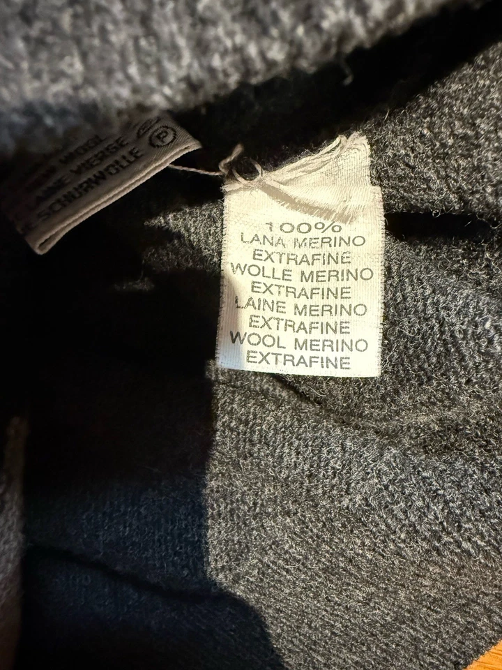 VTG MIMI Spirit Sweater Men’s XL Frankenstein Halloween Golf Novelty Italy Wool - Image 4 of 4