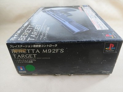 PS beretta M92FS target SONY PS1 PS2 HORI gun controller guncon