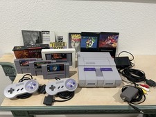 Super Nintendo SNES Console Bundle, 4 Games, Tested Cleaned!! Amazing Condition