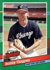 1991 Donruss #BC-20 Bobby Thigpen Bonus Cards