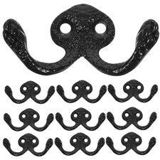 10 Pcs Crochets Muraux Mural En Métal Pour Manteaux Cintres Robustes
