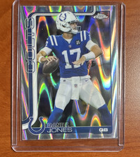   2025 Topps Chrome Silver Wave Daniel Jones #132 Indianapolis Colts