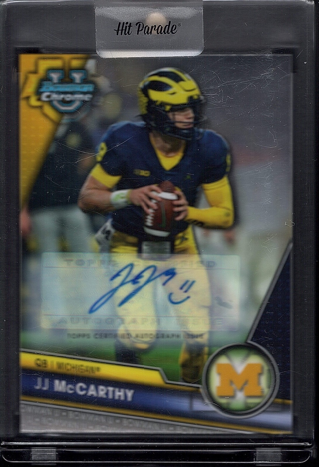 2023 Bowman University Chrome JJ Mccarthy Auto #124