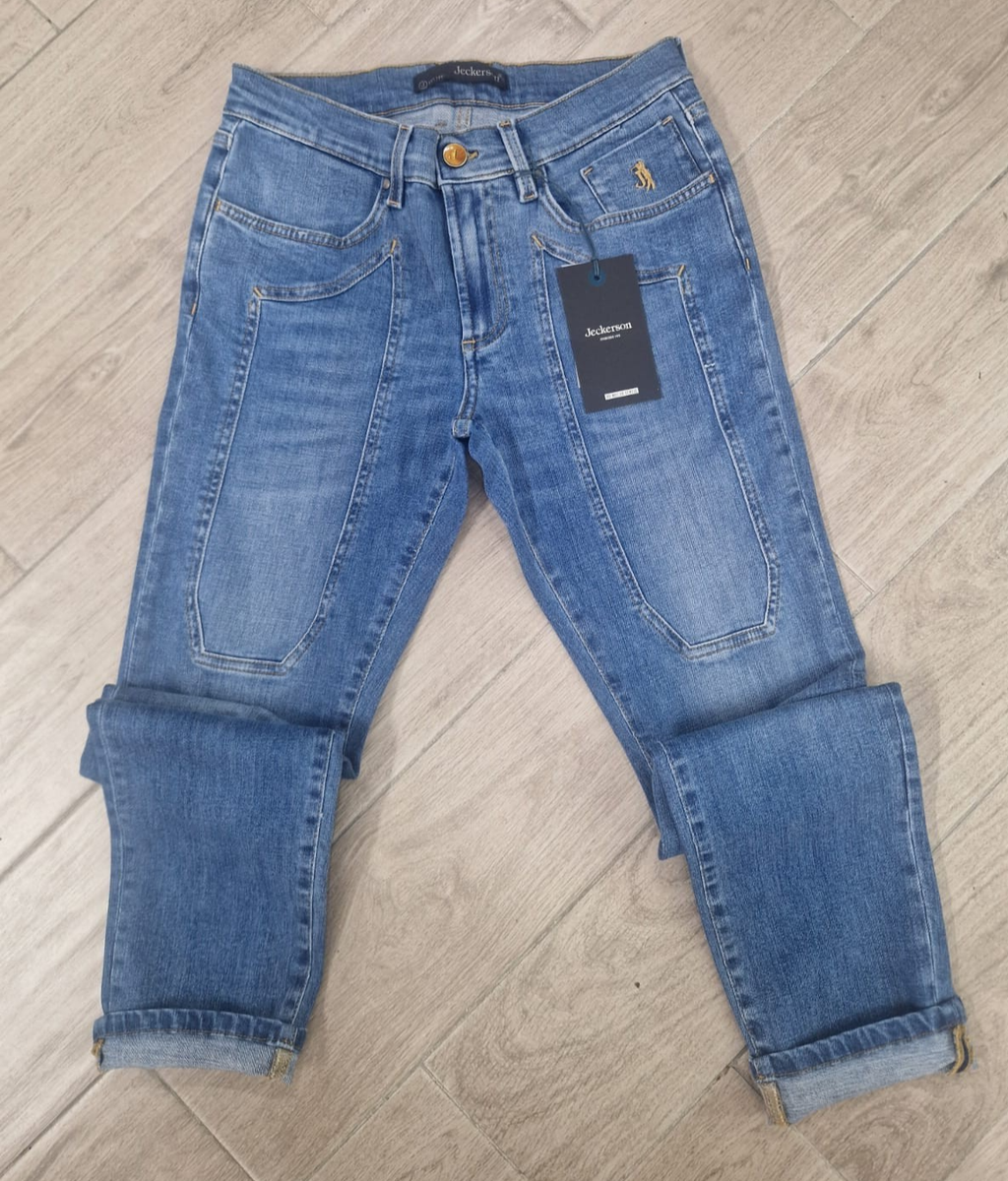 Pantalon Jeckerson Homme Taille 45 - Beige, Coton Et Alcantara, Occasion Très Bon état, Coupe Classique