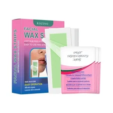 Face Facial Wax Strips Sensitive Skin Waxing Strips Face Wax Hair Removal Set