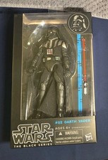 Star Wars Black Series Darth Vader  02 Hasbro 2014 W ERROR Han Solo Bar Code