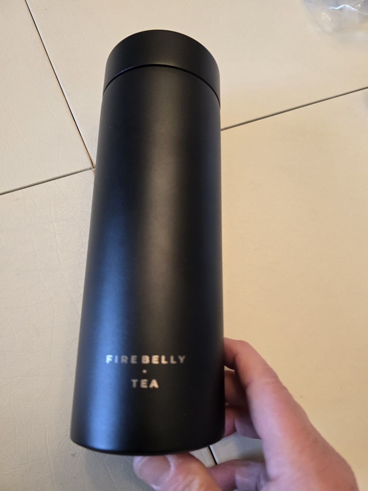 "Firebelly Tea" Metal Thermos, Brand New, Missing Box 