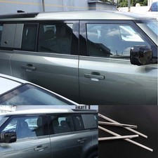 2020-2023 Molding Strips Chrome Steel For Land Rover Defender 110 Window Lower