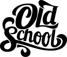 Old School - Calcomanía para autos, camiones, etc.