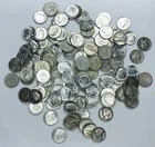 LOT OF 114 PRE-1965 CONSTITUTIONAL SILVER DIMES! PHENOMENAL MUST HAVE! NR #G2175