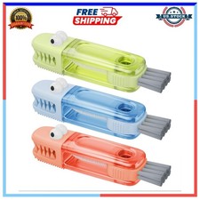 3 in 1 Silicone Cup Lid Gap Cleaning Brush Set Multifunctional Bottle Cleaner