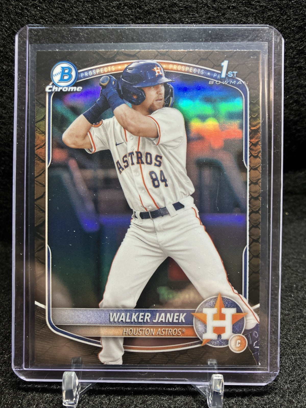 2025 Bowman - Chrome Prospects Walker Janek #BCP-15 Reptilian Refractor (RC)