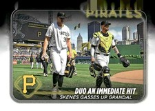 2024 Topps Update #US160 Duo An Immediate Hit ( Paul Skenes/Yasmani Grandal) VC