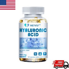 60pcs Hyaluronic Acid Capsules 850mg Support Healthy Joints Help Reduce Wrinkles