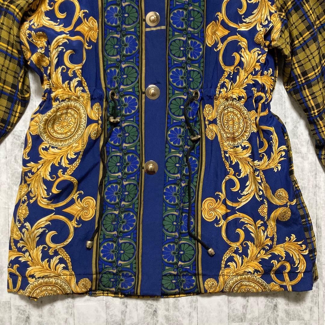 USED [RARE DESIGN] VERSACE FUR DOWN COAT JACKET VINTAGE GOOD thumbnail 3