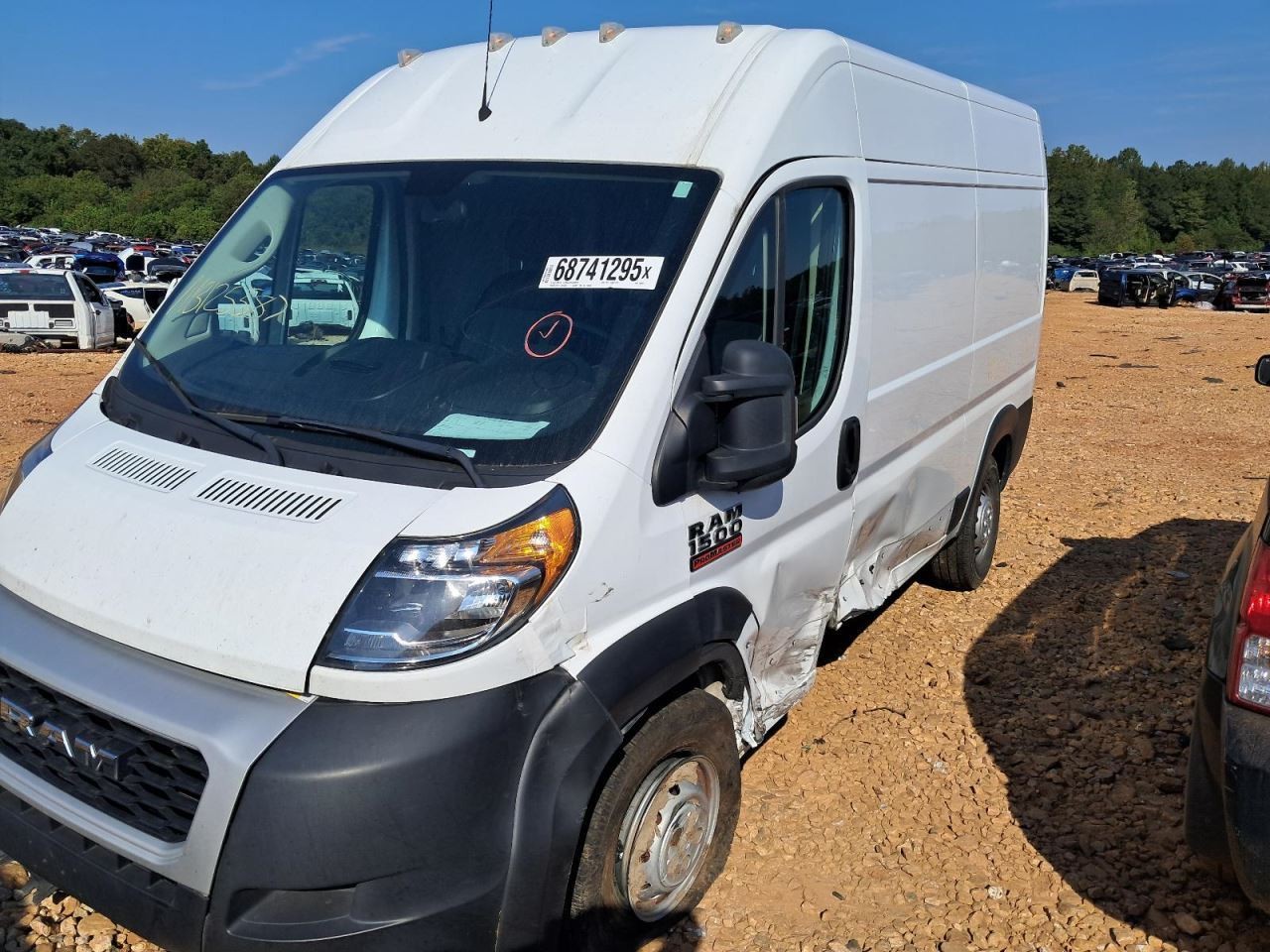 Passenger Right Sun Visor Fits 14-24 PROMASTER 1500 VAN 4790013 thumbnail 6