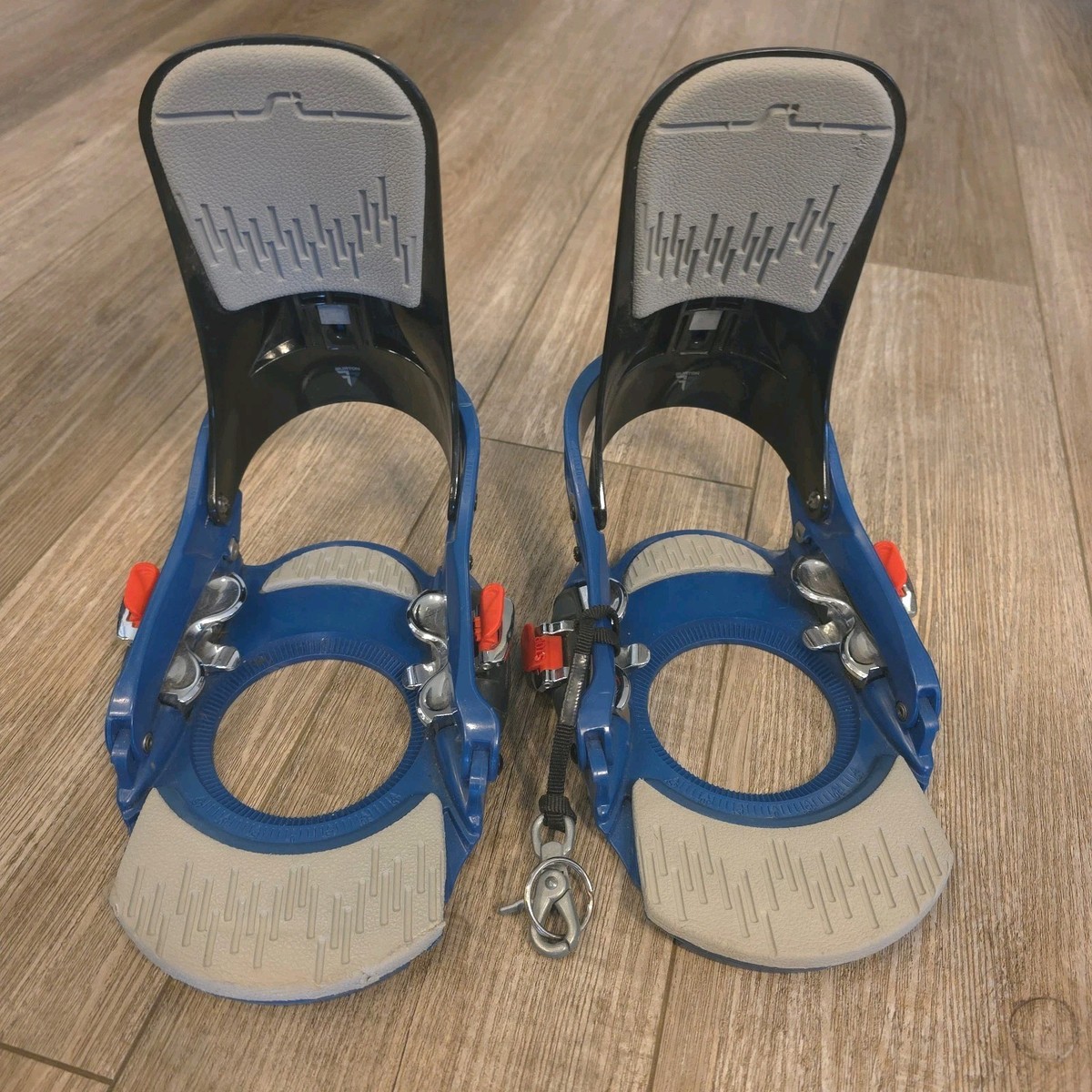 Burton Custom SI Snowboard Step-In Bindings Blue Large-Medium 2006