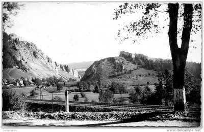25 PONTARLIER -- le defile de la cluse..