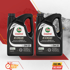 [FASH SALE] Castrol EDGE Advanced Full Synthetic Motor Oil 0W-20 5QT 2Pk 19.20 per gallon