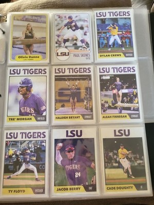LSU Custom Cards- Pick From Top Names-Livvy, Skenes, & More! Prices Lowered!