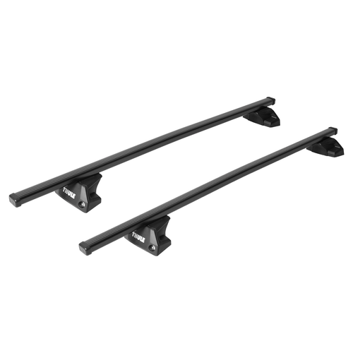 Compatibile con Volkswagen Passat B6 (3C) Variant 2005-2010 FLY Model Barre Tetto Portapacchi Auto Barre Portatutto Nero Alluminio 3 Barre