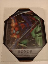 Marvel Spider-Man Honor 3-D Inspirational Art Print 8 x 10 Framed Art Print
