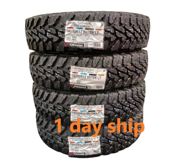 送料込み！145/80R12 古き 80/78NヨコハマタイヤGEOLANDAR KT