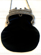 Rare Art Nouveau Sterling Silver Chatelaine Fantasy Sphinx Purse Gorham 1890's