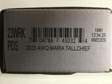 US Mint 23WRK 2023 AWQ P&D&S Maria Tallchief Quarters 3 Rolls PDS Unopened Box