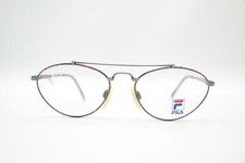 Vintage Fila 6839 Green Multicolored Oval Glasses Frame Eyeglasses NOS