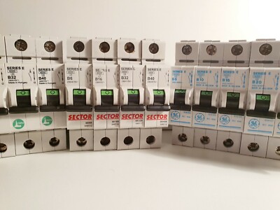 GE, STEEPLE & SECTOR SERIE E, TYP B & TYP C, MCB, UNTERBRECHUNGSSCHALTER