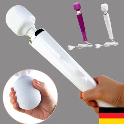 EU Magic Wand Massagestab Massager-Massagegerät-Wasserdicht-Vibrator-Stark DE