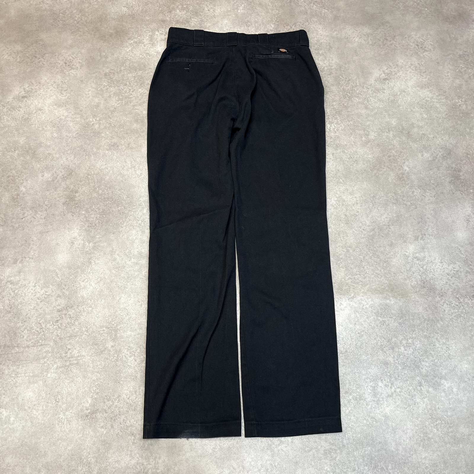 Dickies 774F Canvas Trousers Womens 32" Straight Leg Carpenter Pants Black image 9