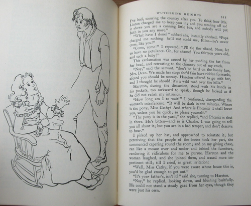1947 Wuthering Heights- Emily Bronte leather fine - Picture 6 of 11